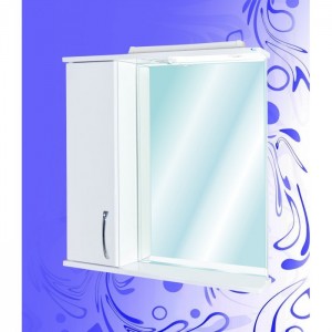 Шкаф зеркало Andaria Гамма фасад с подсветкой левый/правый 700*600*150